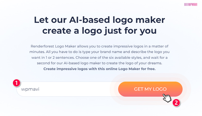 Ücretsiz Logo Tasarım Siteleri Renderforest - Site İsmi Yazma