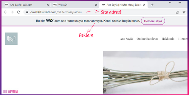 Wix Site Kur - Site Adresi ve Reklam